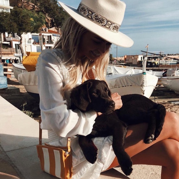 Lack of Color ‘The Beverly’ white Ivory Fedora Hat NWT - Picture 2 of 14